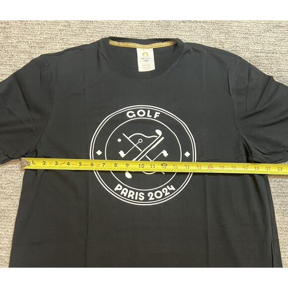 2024 Paris Olympics Golf T-Shirt Le Golf National Exclusive Black Large, NWT - Picture 6 of 7